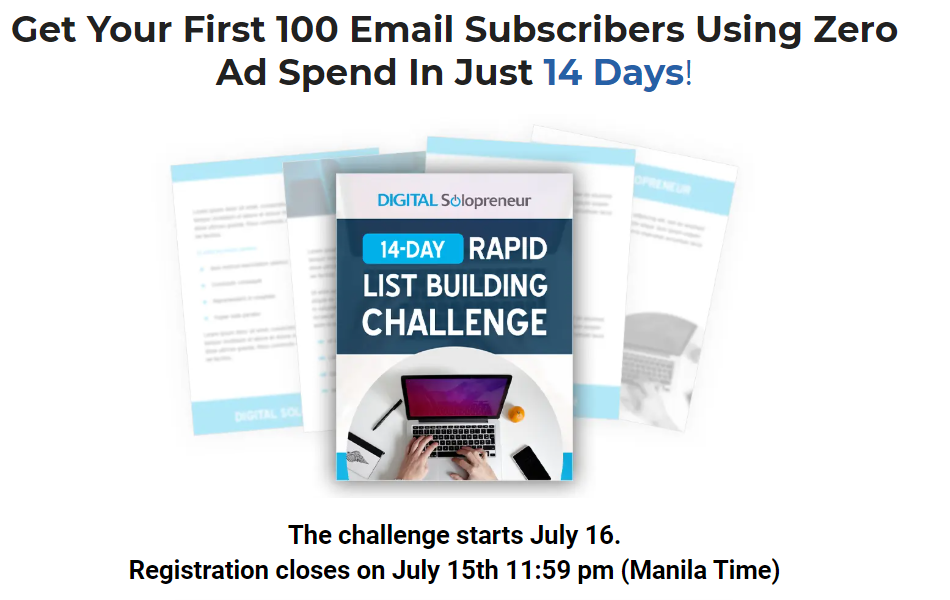 Allan Ngo's 14-day List Building Challenge