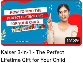 Kaiser-3-in-1: The Perfect Lifetime Gift For your child